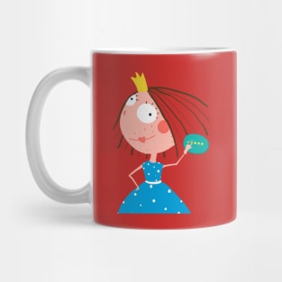 princess girl design Mug